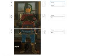 Descubre tu look ideal en Zelda: Breath of the Wild con esta web de combinación de colores de la ropa